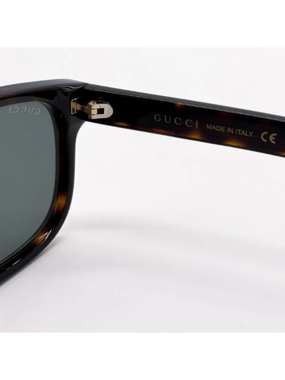 New Gucci Havana Green Men Sunglasses GG0770SA 003